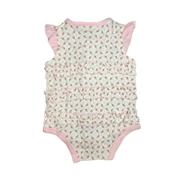 Outfit Bundle! - Yellow Dress Set & Pink Floral Romper, 0-3 Months - Picture 7 of 9